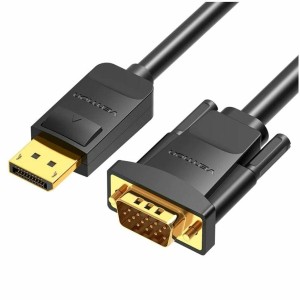 DisplayPort-zu-VGA-Adapter Vention HBLBG Schwarz 1,5 m