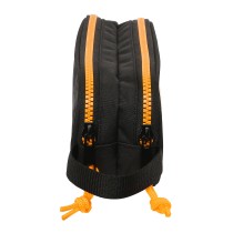 Zweifaches Mehrzweck-Etui Naruto Schwarz Orange 21 x 8 x 6 cm