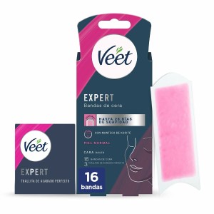 Facial Hair Removal Strips Veet Expert (16 Units)