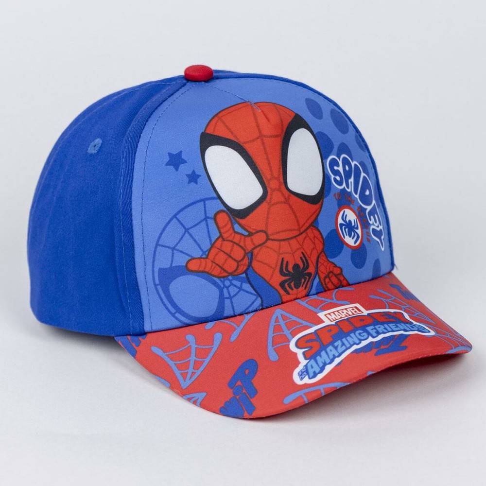 Set of cap and sunglasses Spidey Blue (51 cm) 2 Pieces Red