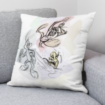 Housse de coussin Looney Tunes Sketch B Multicouleur 45 x 45 cm