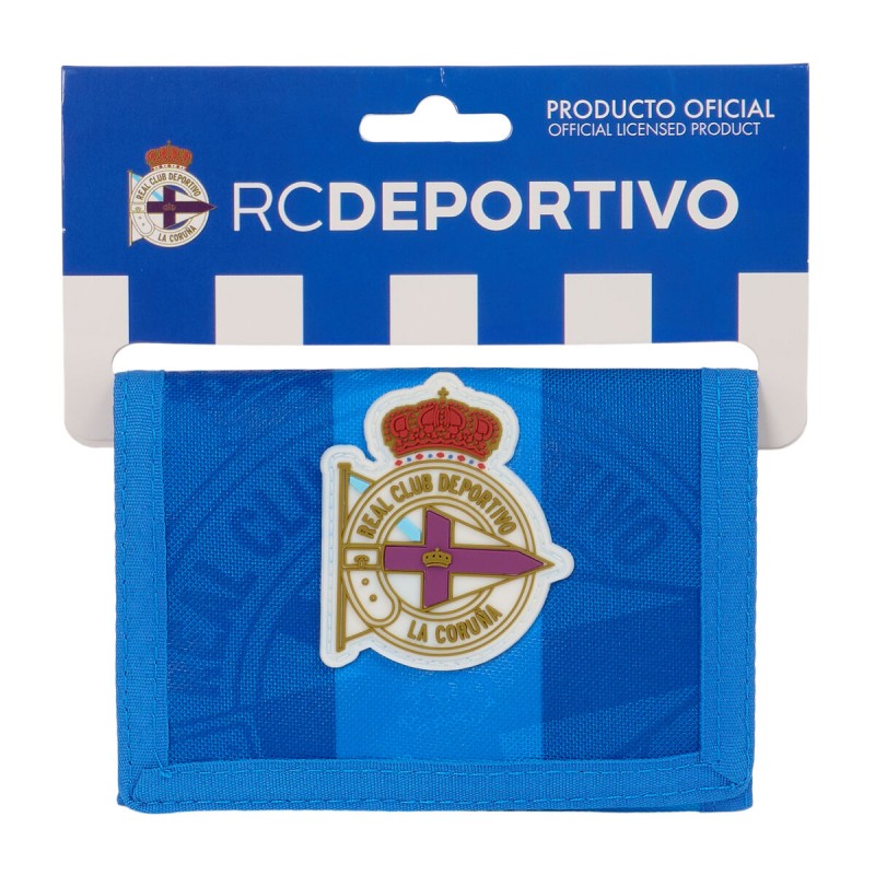 Purse R. C. Deportivo de La Coruña Blue 12.5 x 9.5 x 1 cm