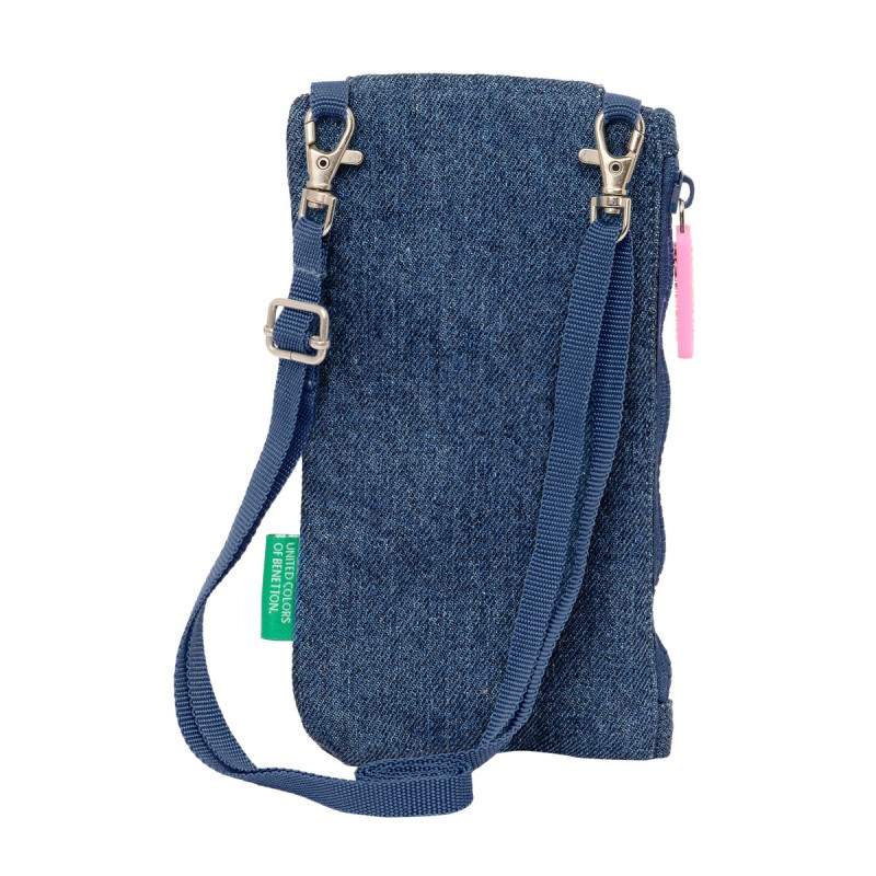 Porte-monnaie Benetton Denim Sac pour téléphone portable Bleu