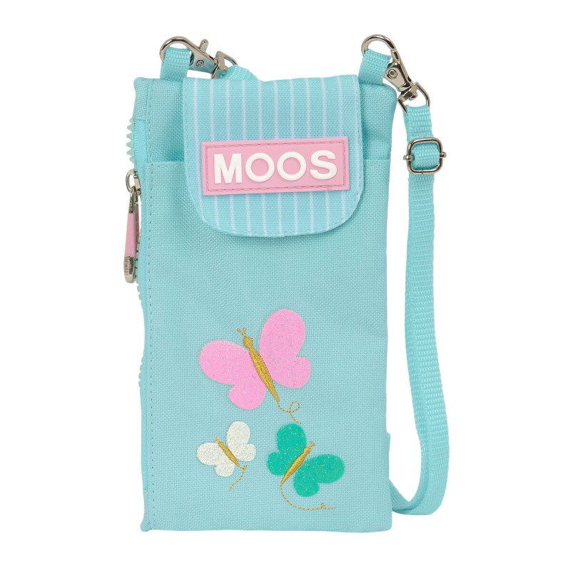 Purse Moos Butterflies Mobile Bag Blue