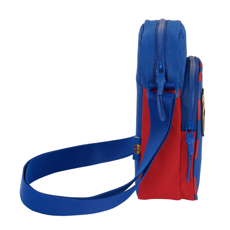 Shoulder Bag F.C. Barcelona Blue Maroon 16 x 22 x 6 cm