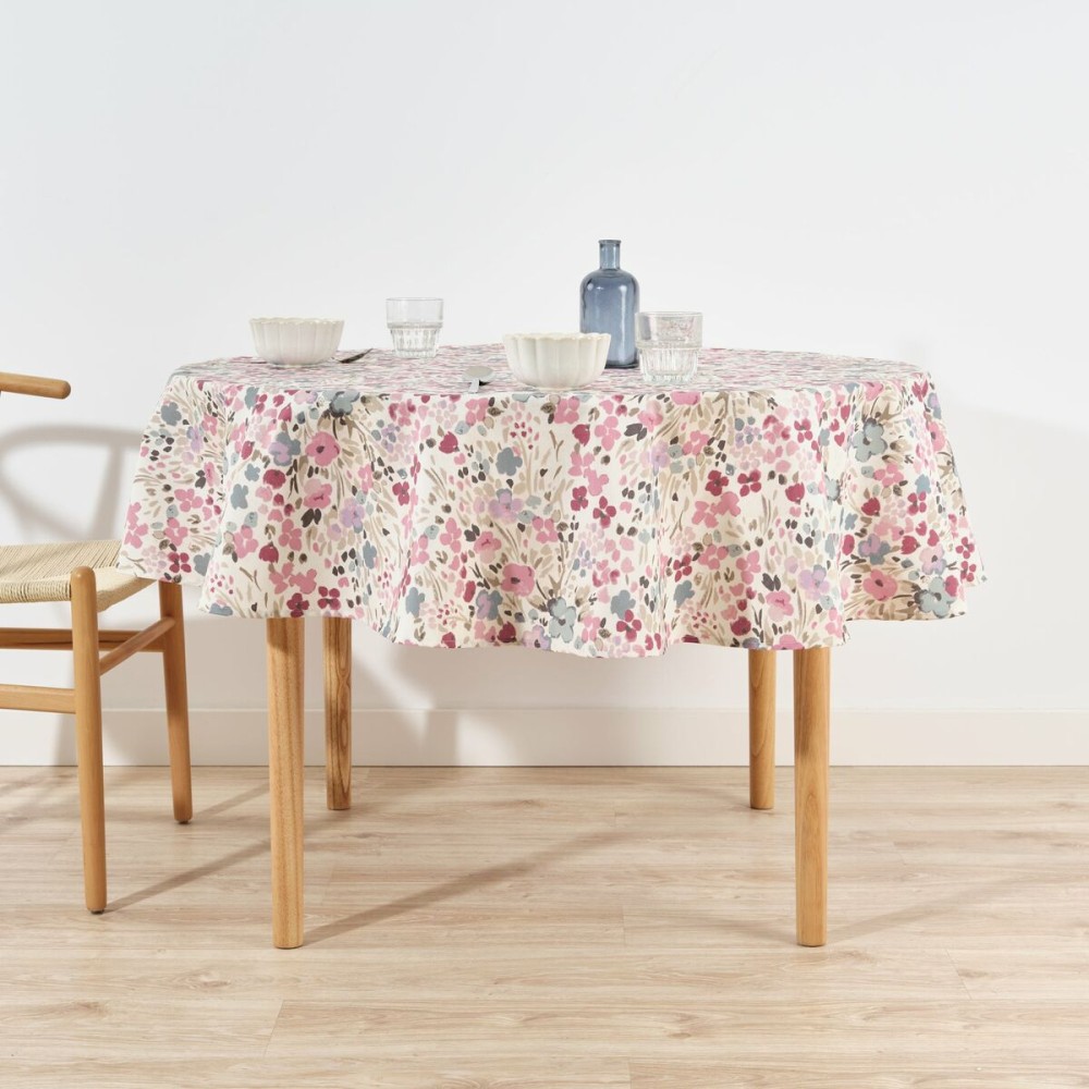 Stain-proof tablecloth Belum 0120-52 Multicolour Ø 140 cm Flowers