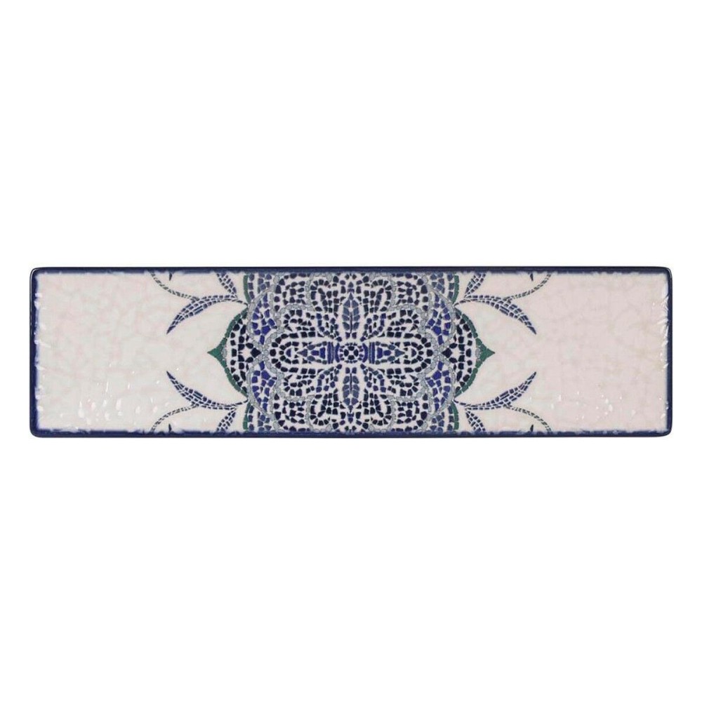 Serving Platter La Mediterránea Rosetta Rectangular 30 x 8 x 2 cm (24 Units)