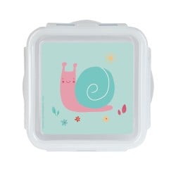 Lunch box Safta Snail Turquoise 13 x 7.5 x 13 cm