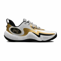 Chaussures de Basket-Ball pour Adultes Under Armour Spawn 5 Blanc