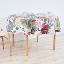 Fleckenabweisende Tischdecke Belum 0318-105 Bunt Ø 100 cm Blomster