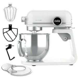 Mixeur/mélangeur de pâte Cecotec Twist&Fusion 4500 Luxury White Blanc 800 W (Reconditionné B)