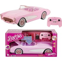 Véhicule Barbie The Movie Hot Wheels RC Corvette (Reconditionné A)