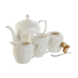 Milk jug and sugar bowl DKD Home Decor