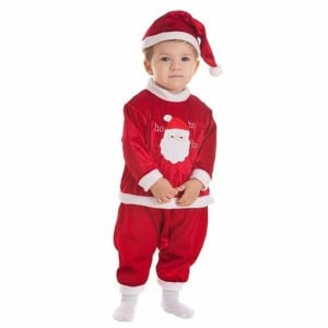 Costume for Children Red Father Christmas