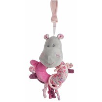 Hochet Activity Hippopotame Rose 20cm