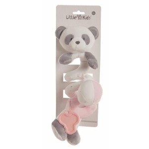 Spirale d'activités Ours Panda Rose 25 cm