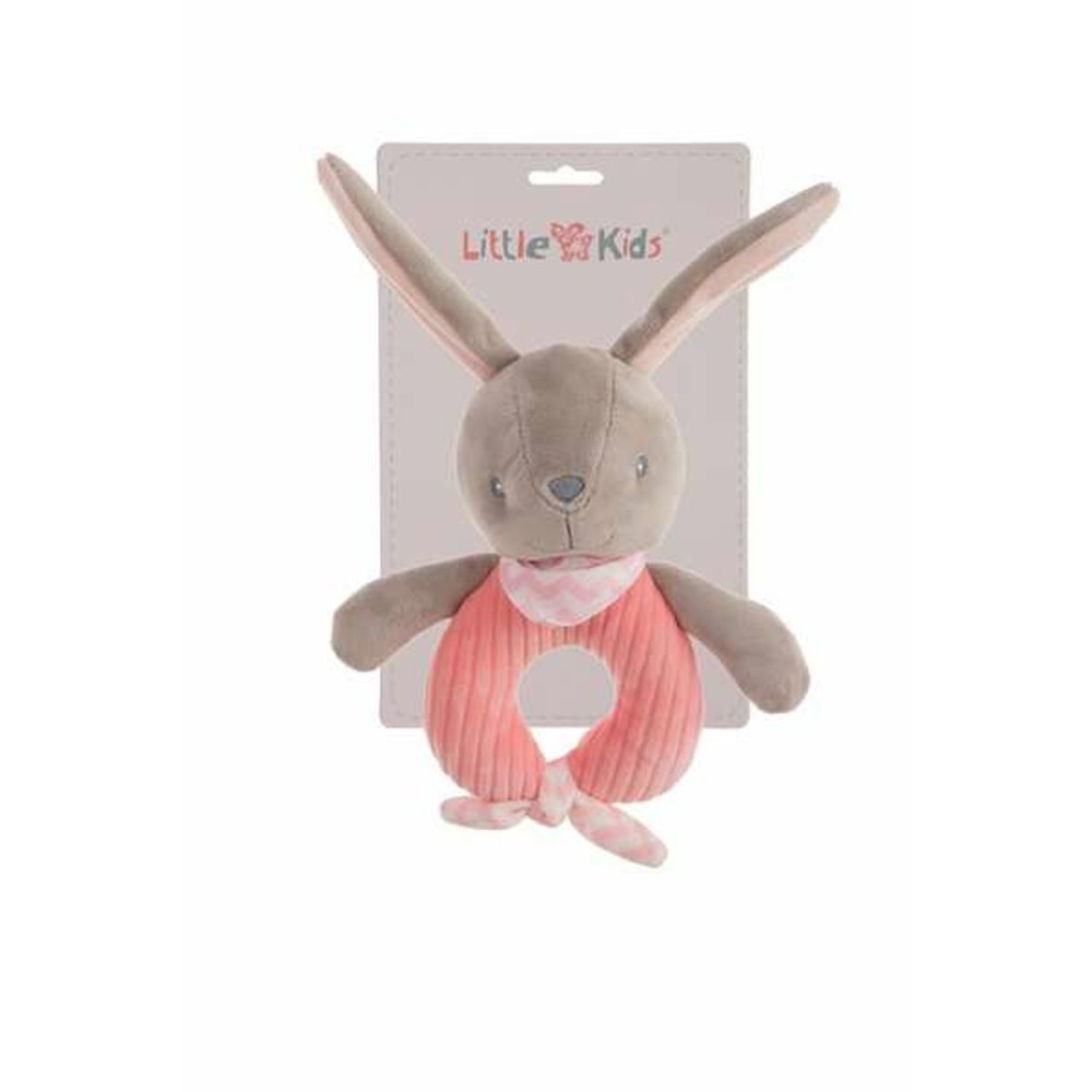 Peluche Hochet Lapin Rose