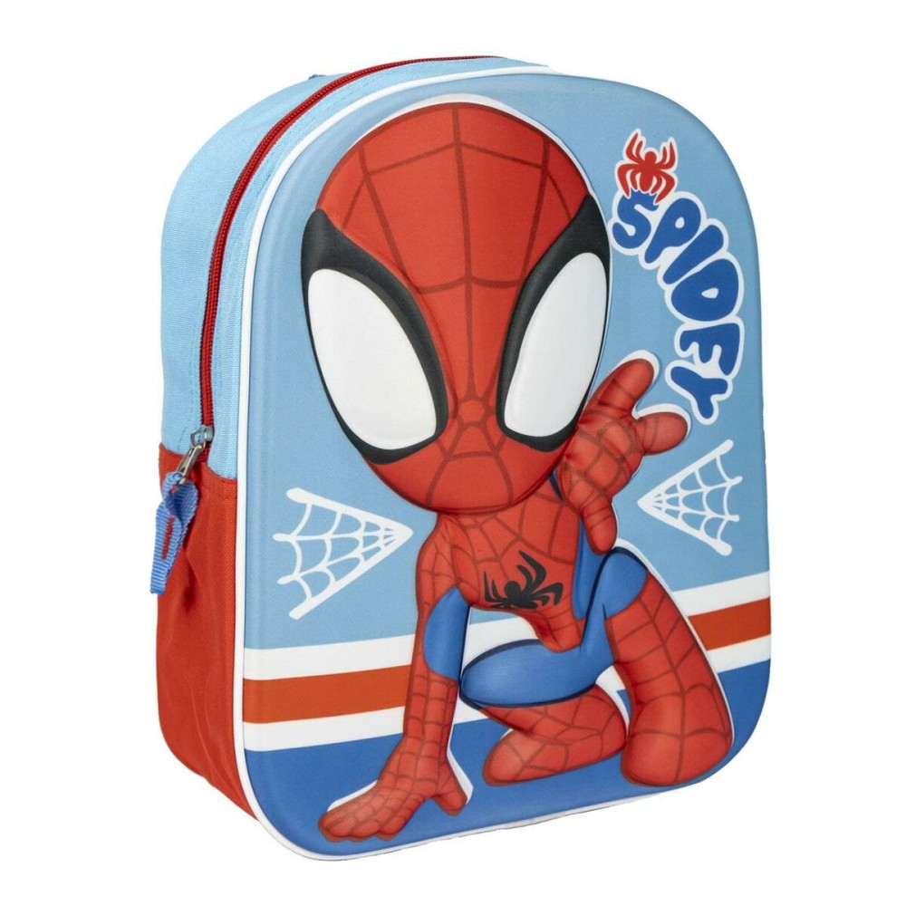 Kinderrucksack 3D Spidey Blau Rot 25 x 31 x 1 cm