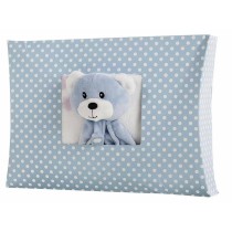 Couverture de bébé Doudou Bleu Rose 90 x 75 cm