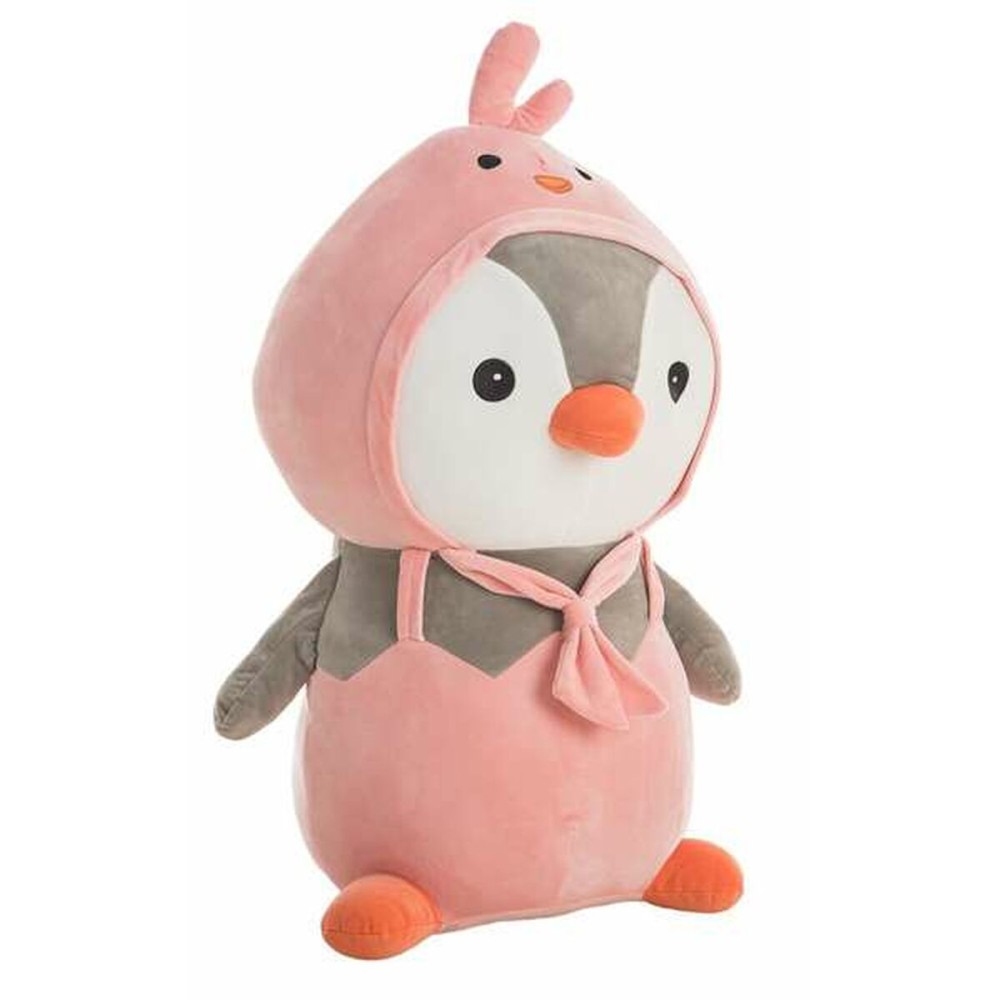 Jouet Peluche Kit Pingouin Rose 36 cm