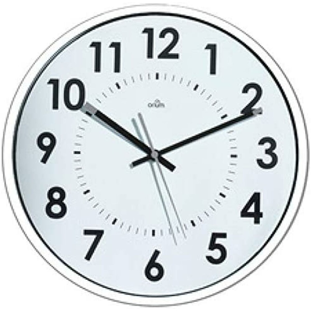 Wall Clock Archivo 2000 Analogue 30 x 4 cm White Grey Circular