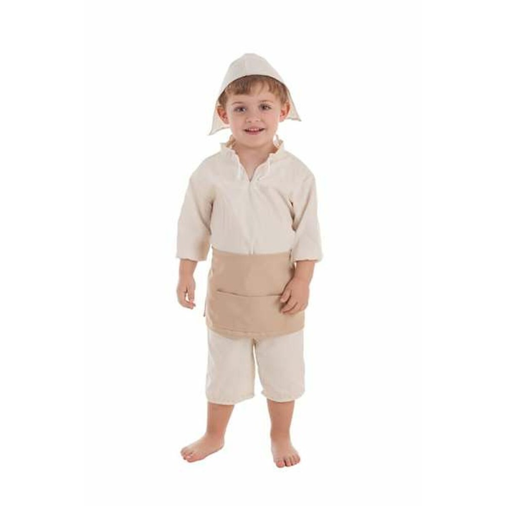 Costume for Children Molinero 2-3 Years White 4 Pieces