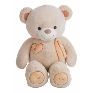 Jouet Peluche Valentin Beige Ours 140 cm