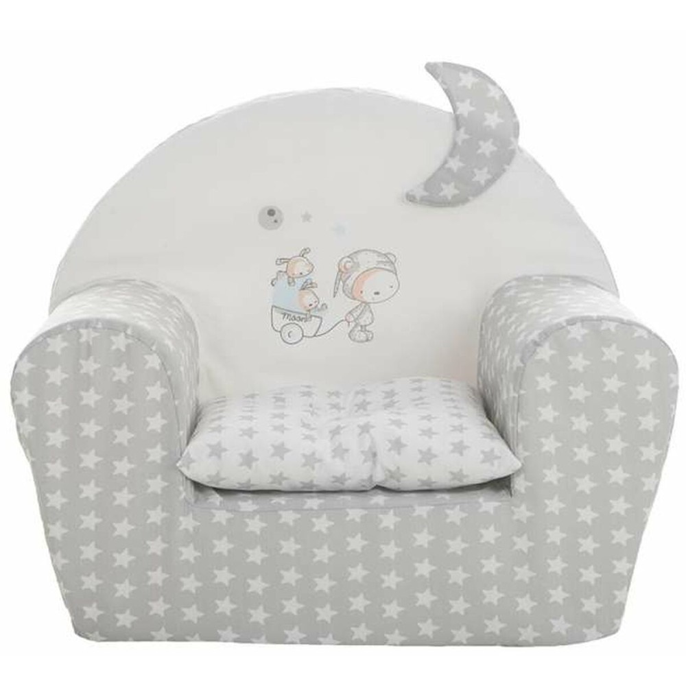 Kindersessel Stars 44 x 34 x 53 cm Grau