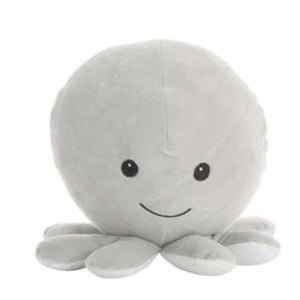 Jouet Peluche Gris Pieuvre 26 cm