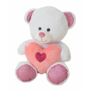 Jouet Peluche Ours 16 cm Coeur