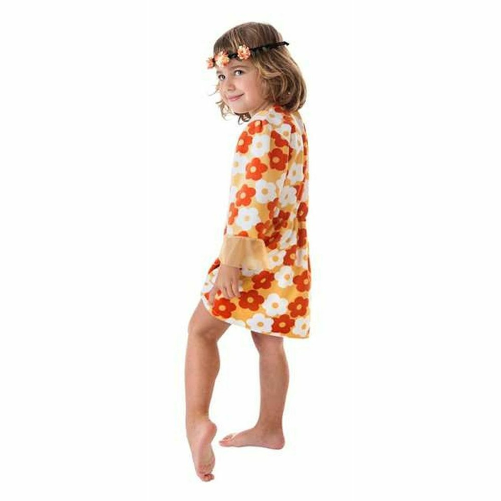 Déguisement pour Enfants Fleurs Hippie Orange