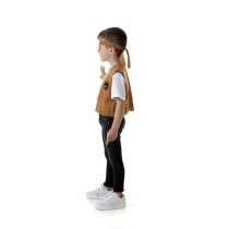 Costume for Children Peace Hippie Vest Brown