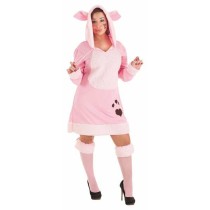 Costume for Adults Pink Little Piggy M