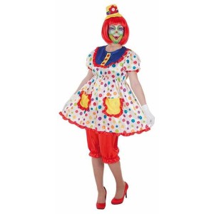 Verkleidung für Erwachsene Tina Clownin M/L (3 Stücke)