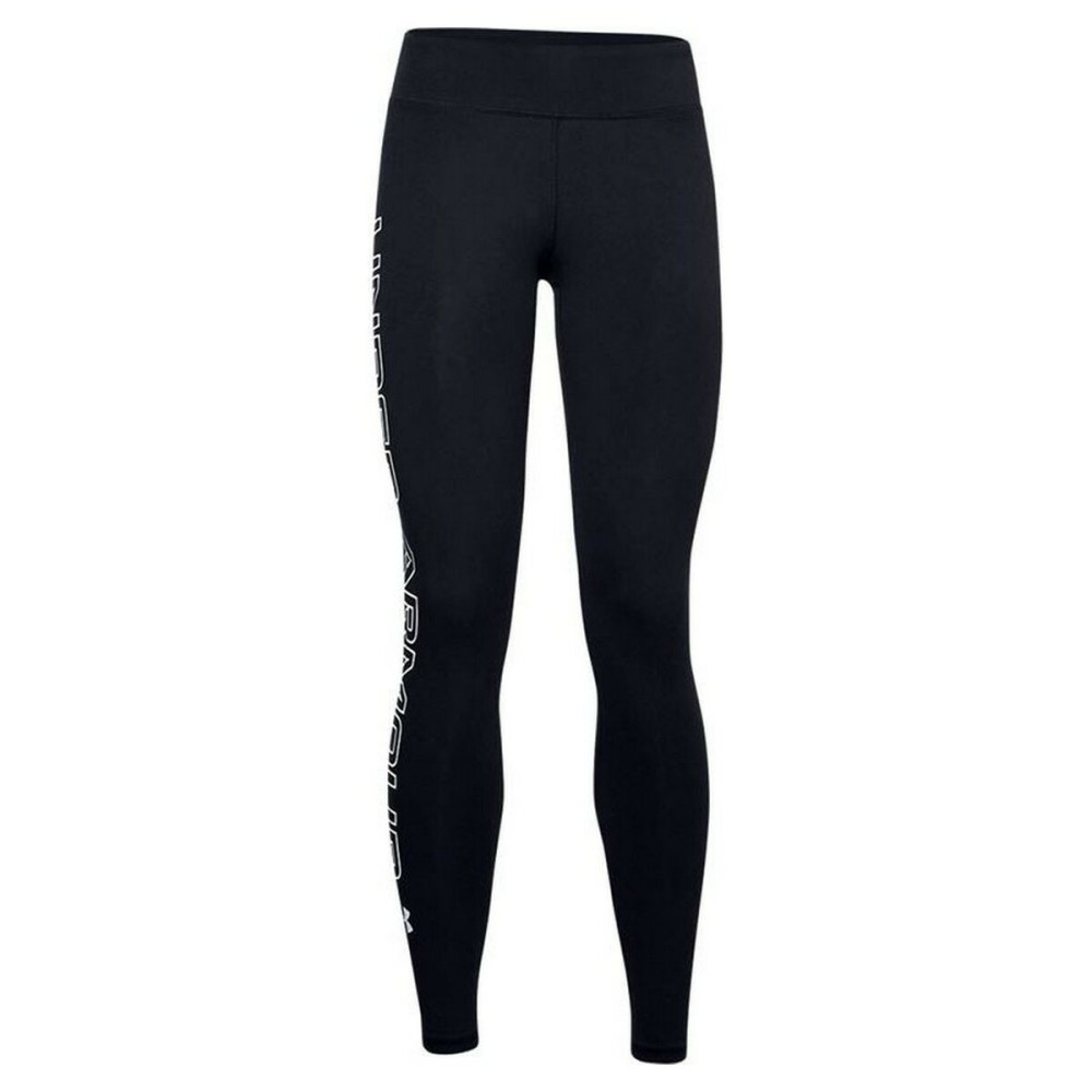 Leggings de Sport pour Femmes Under Armour Favorite Wordmark Noir