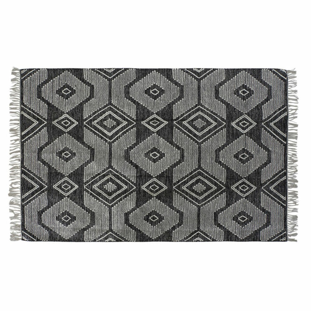 Tapis DKD Home Decor Blanc Noir Coton (120 x 180 x 1 cm)