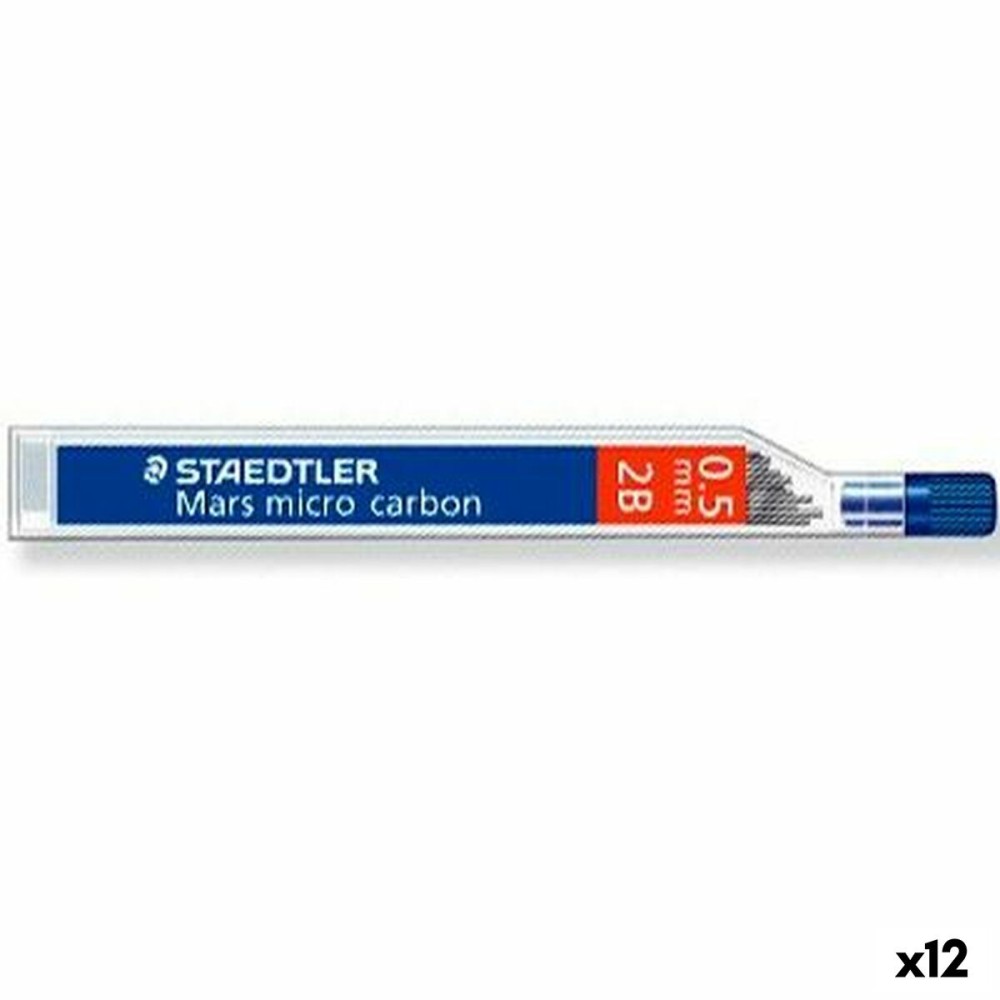 Pencil lead replacement Staedtler Mars Micro Carbon 2B 0,5 mm (12 Units)