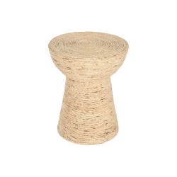 Side table Home ESPRIT Light brown Fibre 42 x 42 x 51 cm