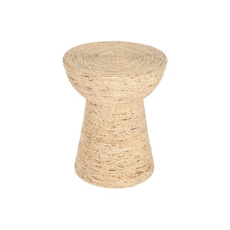 Table d'appoint Home ESPRIT Marron Clair Fibre 42 x 42 x 51 cm