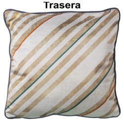 Kissen Alexandra House Living Venecia Bunt Textil 45 x 45 cm