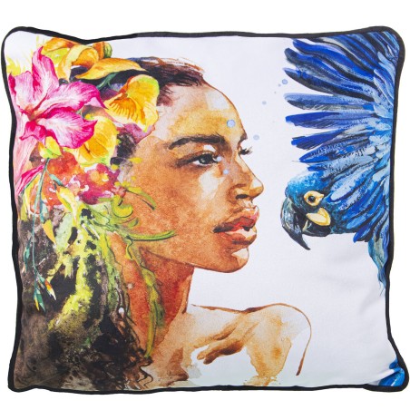 Cushion Alexandra House Living Venecia Multicolour Textile 45 x 45 cm