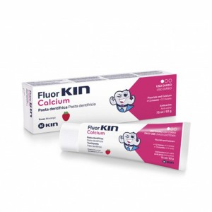 Dentifrice Kin Fluorkin Calcium 75 ml Fraise