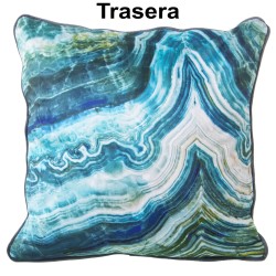 Kissen Alexandra House Living Venecia Bunt Textil 45 x 45 cm