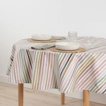 Stain-proof tablecloth Belum Naiara 4-100 Multicolour Ø 100 cm Striped