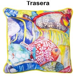 Coussin Alexandra House Living Multicouleur Textile 45 x 45 cm