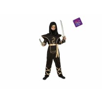 Costume for Children My Other Me Ninja 7-9 Years Black (4 Pieces)