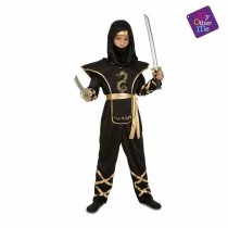 Costume for Children My Other Me Ninja 7-9 Years Black (4 Pieces)