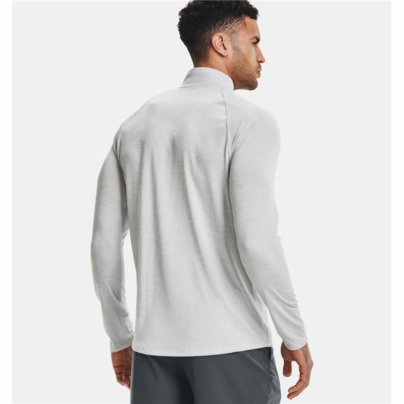 T-shirt à manches longues homme Under Armour Tech 2.0 1/2 Zip Blanc