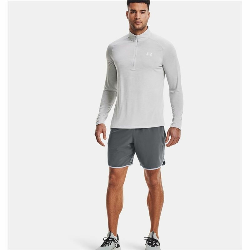 Herren Langarm-T-Shirt Under Armour Tech 2.0 1/2 Zip Weiß