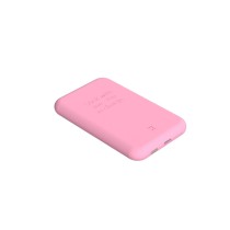 Power Bank avec chargeur sans fil Kreafunk Rose 5000 mAh